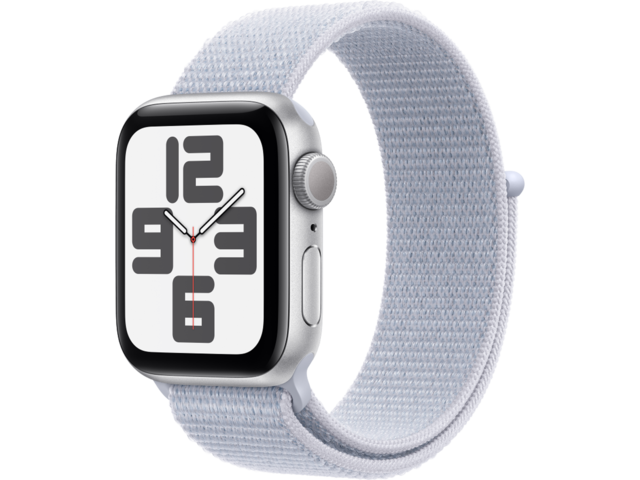 Смарт часовници Apple Watch SE2 (2024) GPS 40mm Silver Alu Case with Blue Cloud Sport Loop