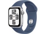 Смарт часовници Apple Watch SE2 GPS 40mm Silver Alu Case with Denim Sport Band - M/L