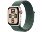 Смарт часовници Apple Watch SE2 (2024) GPS + Cellular 40mm Starlight Alu Case with Lake Green Sport Loop
