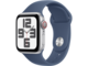 Silver Alu Case /Denim Sport Band - M/L