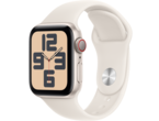 Смарт часовници Apple Watch SE2 GPS + Cellular 40mm Starlight Alu Case with Starlight Sport Band - M/L