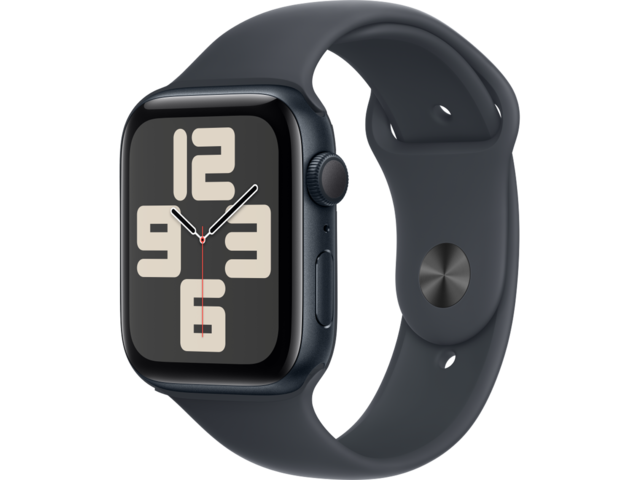 Смарт часовници Apple Watch SE2 (2024) GPS 44mm Midnight Alu Case with Midnight Sport Band - M/L