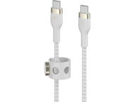 Кабели и Адаптери Belkin BoostCharge Pro Flex USB-C to USB-C Cable 60W 1 m, White