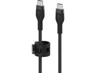 Кабели и Адаптери Belkin BoostCharge Pro Flex USB-C to USB-C Cable 60W 3 m, Black