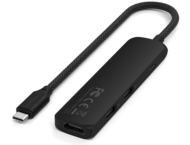 USB Хъб Satechi 4-in-1 USB-C Slim Multiport Adapter 4K - Black