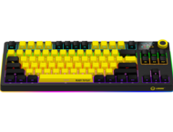 Клавиатури LORGAR KBP70TKLW, Black/yellow, EN layout