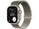 Natural Titanium Case /Natural Titanium Milanese Loop - M