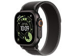 Смарт часовници Apple Watch Ultra 3 Cellular 49mm Black Titanium Case with Black/Charcoal Trail Loop - S/M
