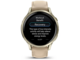Смарт часовници Garmin  Venu® 4 - 41 мм, Lunar Gold с Light Sand кожена каишка