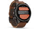 Смарт часовници Garmin fēnix 8 Pro - 51 мм, AMOLED, Sapphire - Carbon grey DLC titanium с Chestnut кожена каишка