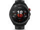 Смарт часовници Garmin Approach® S70 - 47 мм черен керамичен безел с черна силиконова каишка