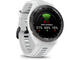 Смарт часовници Garmin Approach® S70 - 42 мм черен керамичен безел с бяла силиконова каишка