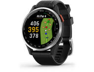 Смарт часовници Garmin Approach® S44 - Silver Aluminium безел с Black силиконова каишка