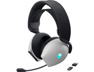Слушалки Dell Alienware Tri Mode - AW725H, Lunar Light