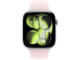 Каишки Apple Watch 46mm Sport Band: Soft Pink Sport Band - S/M (SEASONAL)