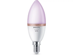 Smart Home Philips Смарт LED фил. крушка RGB C37, осн. E14, 470 lm, 3 броя