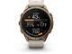 Смарт часовници Garmin fēnix® 9 Pro, inReach® - 43 мм - Autumn Gold Titanium с Bone кожена каишка