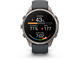 Смарт часовници Garmin fēnix® 9 Pro, inReach® - 47 мм - Titanium с Graphite/Black силиконова каишка