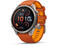Смарт часовници Garmin fēnix® 9 Pro, inReach® - 47 мм - Titanium с Autumn Orange/Spark Orange силиконова каишка
