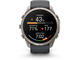 Смарт часовници Garmin fēnix® 9 Pro, inReach® - 51 мм - Titanium с Graphite/Black силиконова каишка